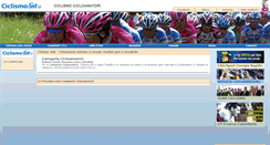 Desktop Screenshot of cicloamatori.ciclismo.info