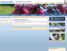 Tablet Screenshot of cicloamatori.ciclismo.info