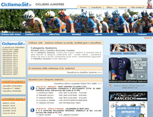 Tablet Screenshot of juniores.ciclismo.info