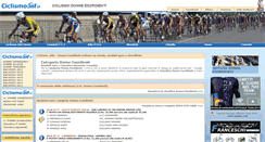 Desktop Screenshot of donne-esordienti.ciclismo.info