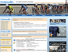 Tablet Screenshot of donne-juniores.ciclismo.info