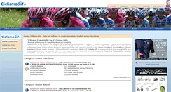 Desktop Screenshot of donne.ciclismo.info